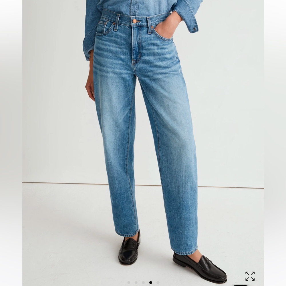 Madewell Slouchy Boyjean Rosewell Wash size 25